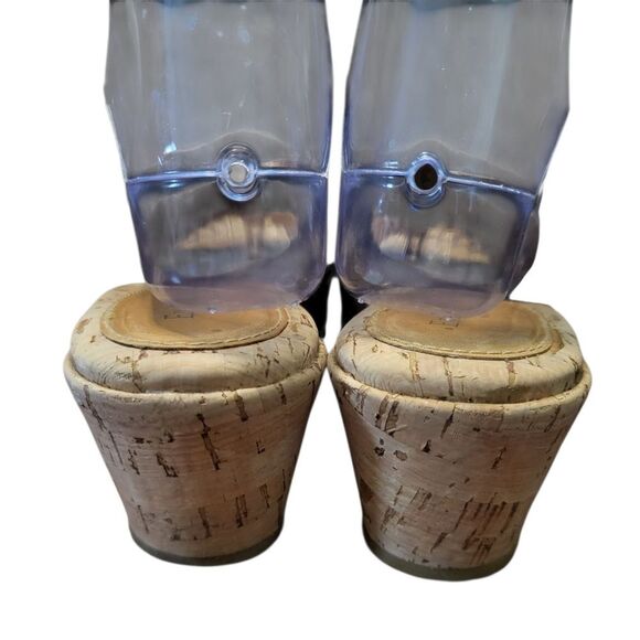 Eric Javits New York Woven Wedge Sandals Neutral Beige, Size 9.5 - Picture 3 of 11